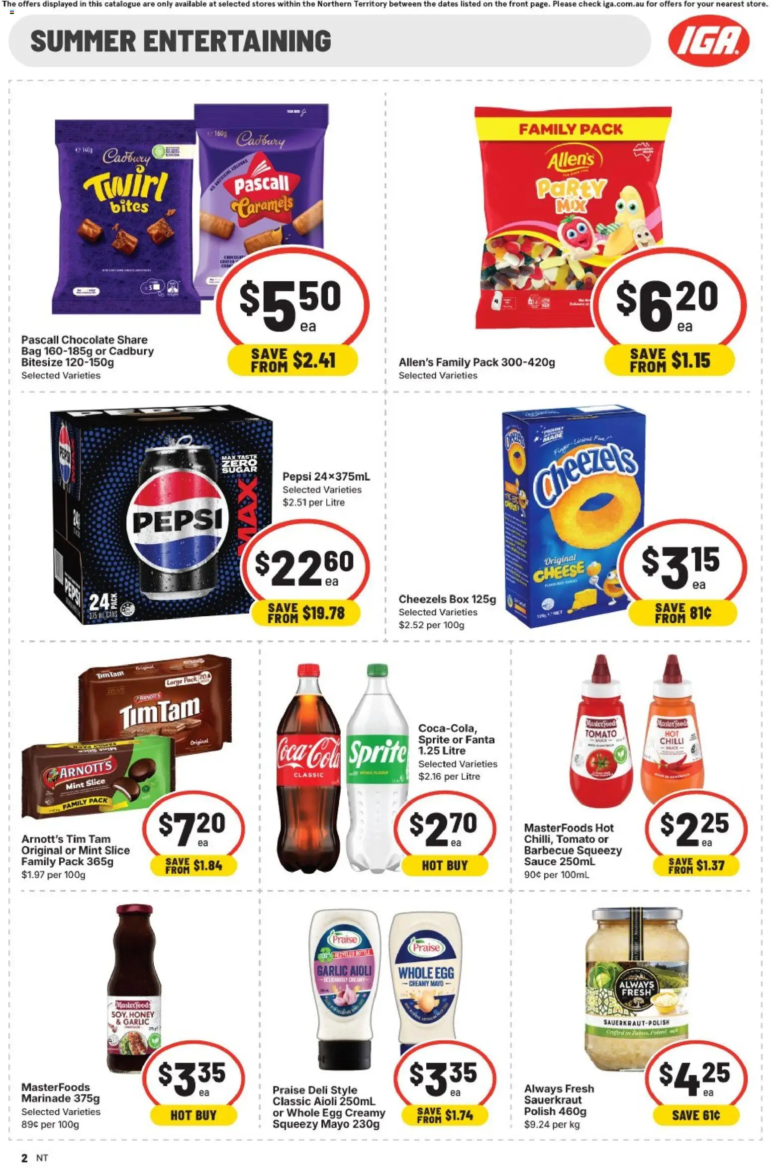 IGA catalogue - valid from 31.12.2025 | Page: 2 | Products: Baby food, Pants, Pear, Blueberries