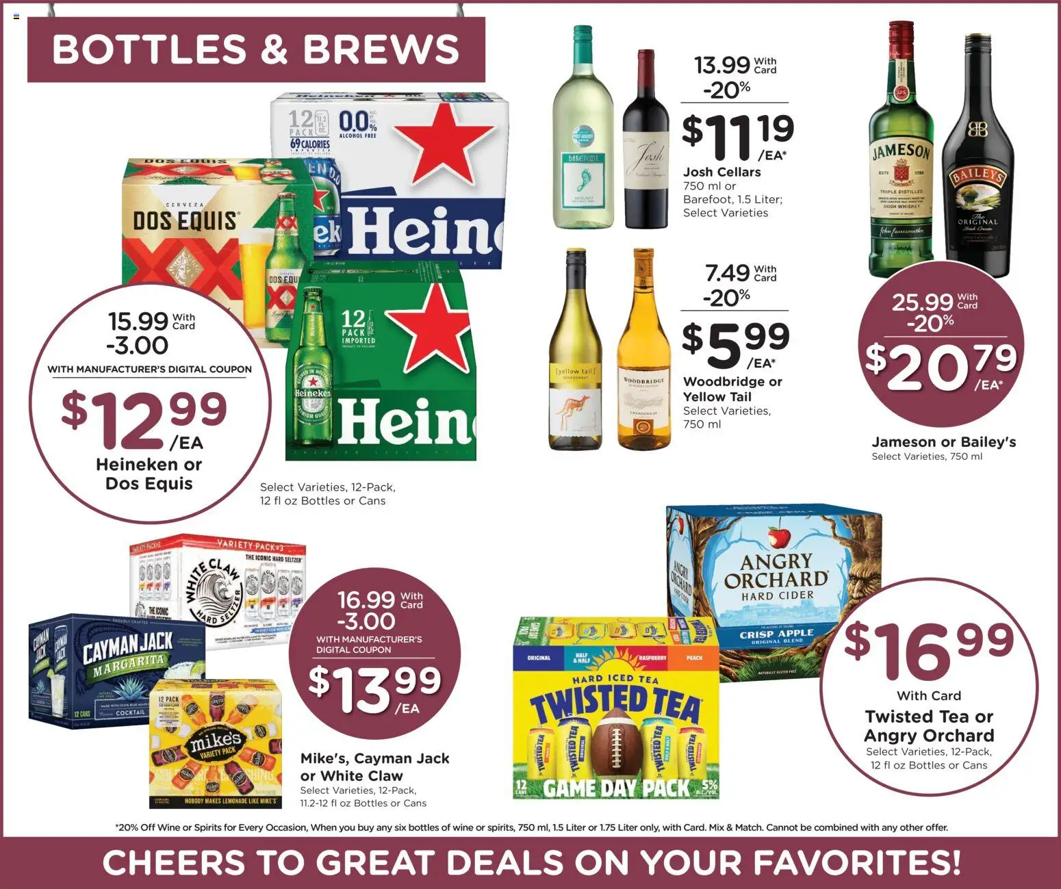 Smith's Weekly Ad - WY - valid from 04.02.2026 | Page: 12 | Products: Wine, Tea, Raspberry, Game
