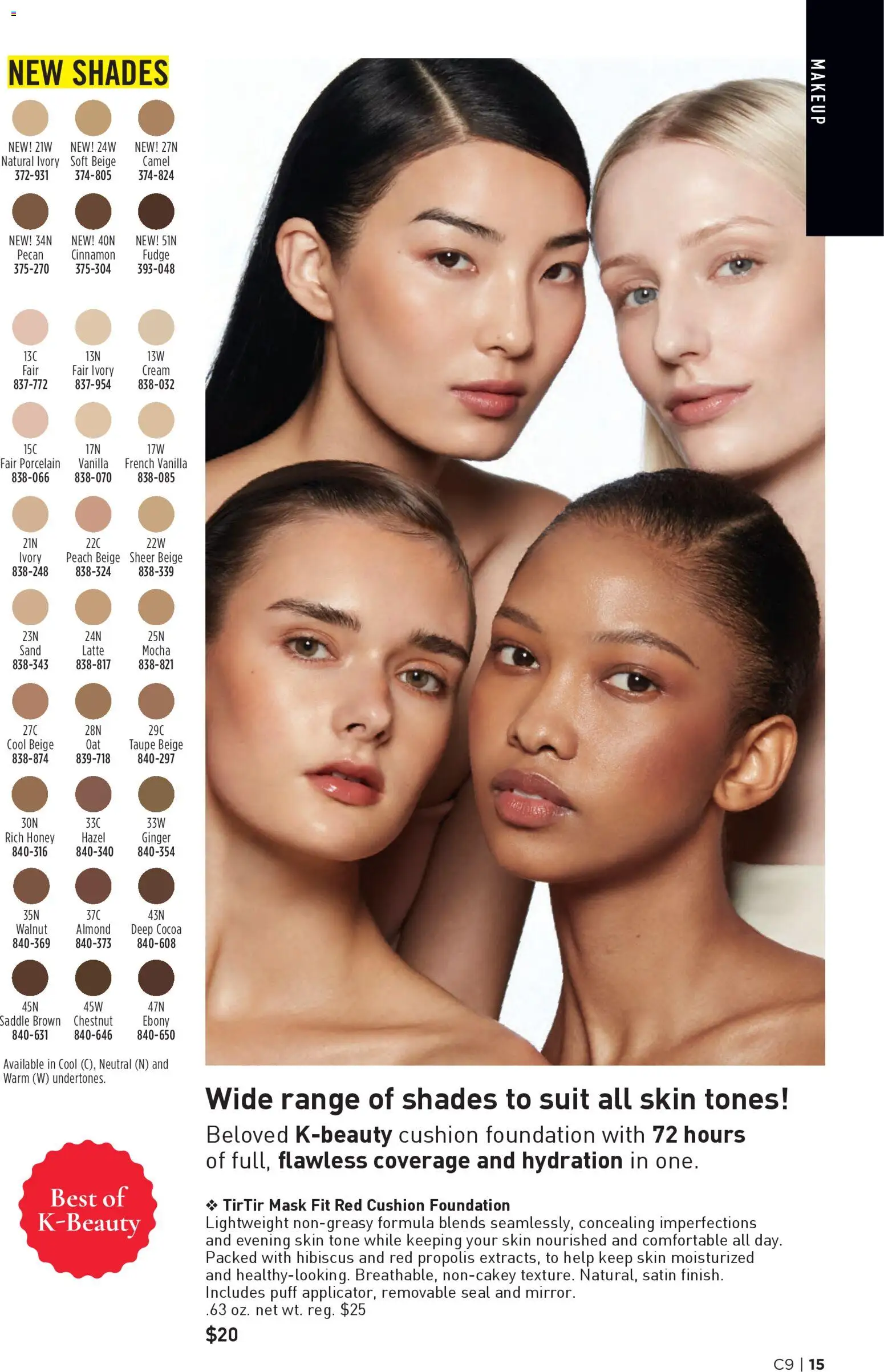 Avon Brochure - valid from 22.04.2026 | Page: 15 | Products: Mask, Suit, Cushion, Peach