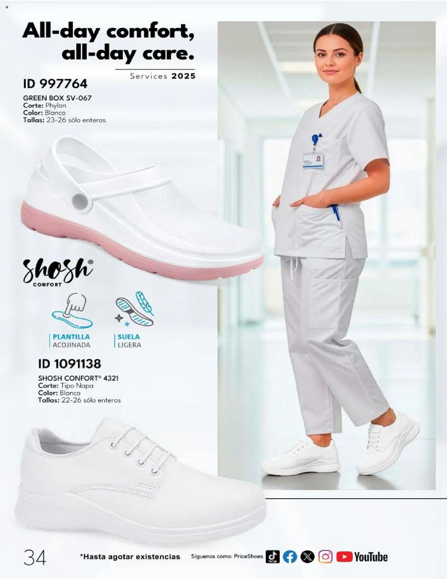 Nuevas ofertas de Price Shoes válidas en toda la República Mexicana desde el 30.12.2025. ¡Encuentra las mejores ofertas en Price Shoes catálogo Trabajo y Servicio! | Página: 34
