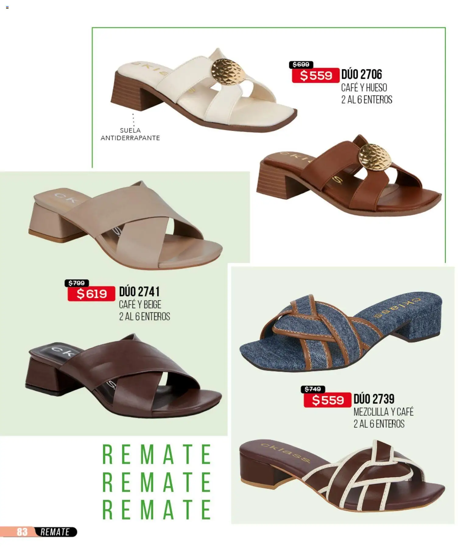 Nuevas ofertas de Cklass válidas en toda la República Mexicana desde el 06.02.2026. ¡Encuentra las mejores ofertas en Cklass catálogo Ramate Digital Calzado! | Página: 84