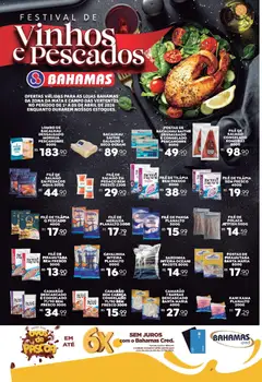 Bahamas Supermercados ofertas Festival de Vinhos e Pescados - Pré-Visualização do folheto da loja Bahamas Supermercados, válido de 01.04.2026 | Página: 1