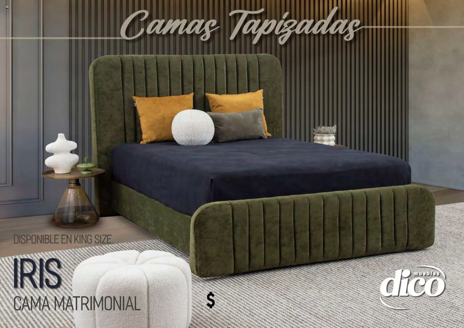 Nuevas ofertas de Muebles Dico válidas en toda la República Mexicana desde el 01.04.2026. ¡Encuentra las mejores ofertas en Muebles Dico catálogo Camas tapizadas ! | Página: 52
