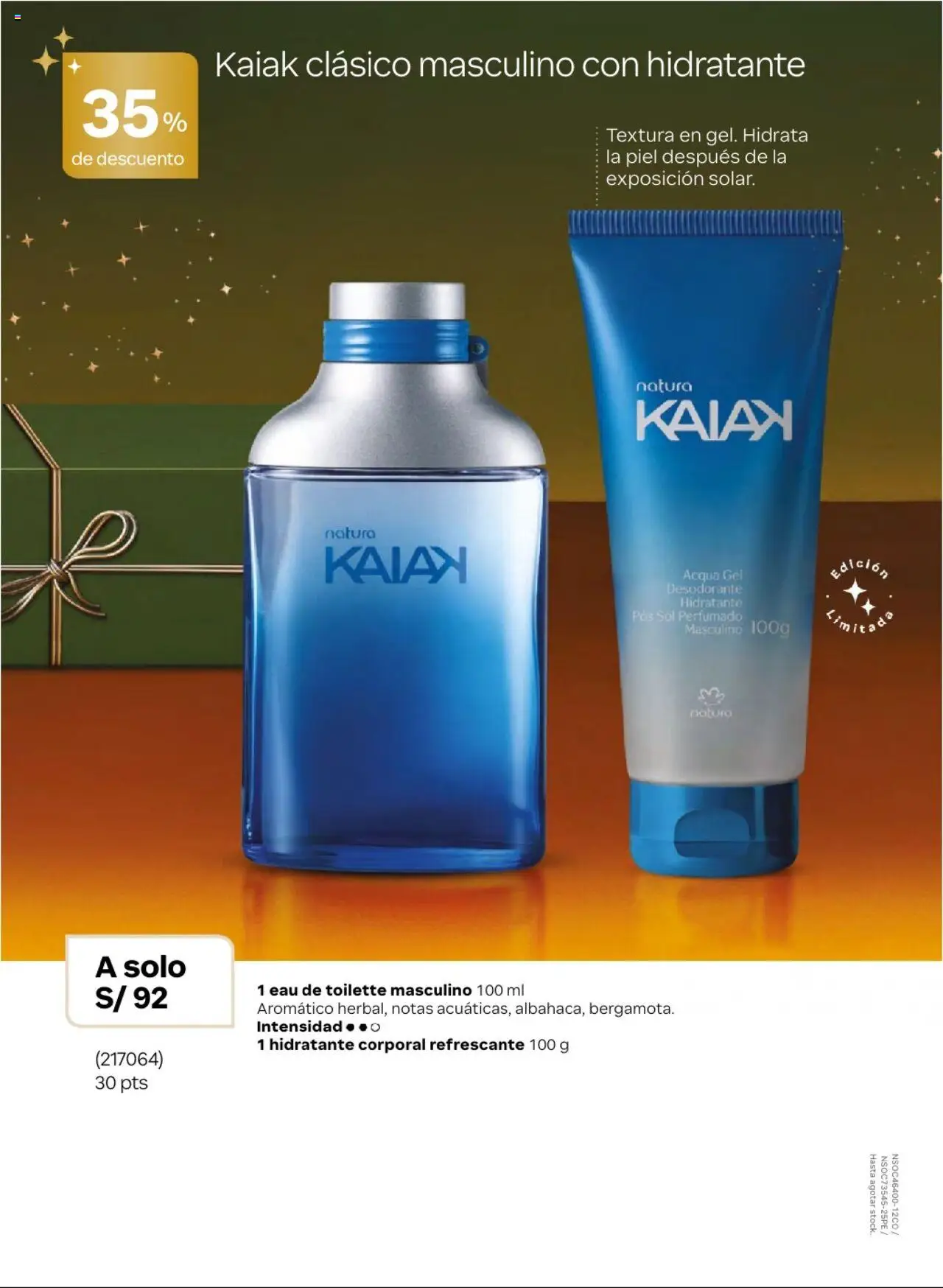 Catálogo Natura válido desde 03.10.2025 | Página: 13 | Productos: Desodorante, EAU de Toilette