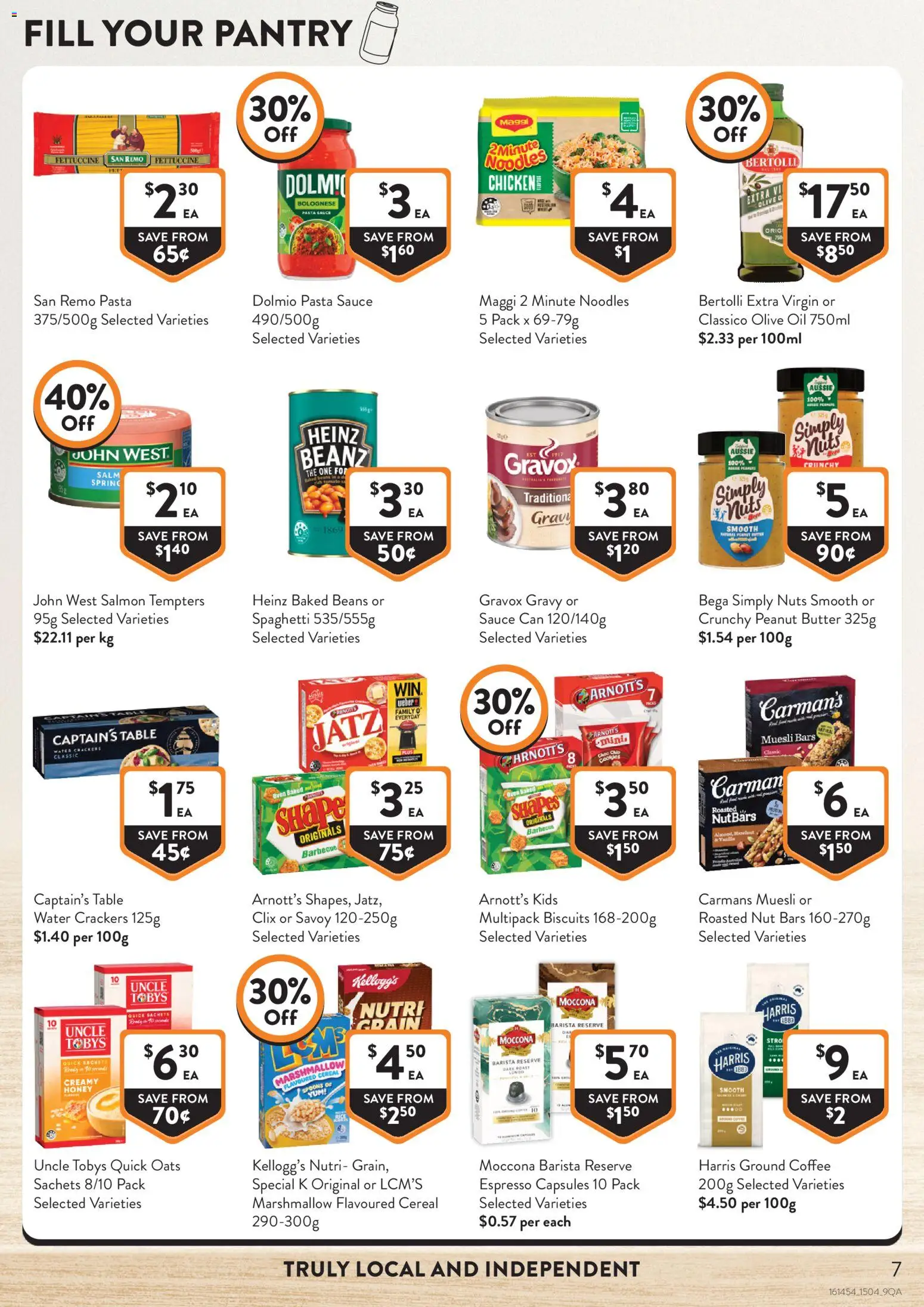 Foodworks catalogue - valid from 15.04.2026 | Page: 7 | Products: Table, Coffee, Noodles, Sauce