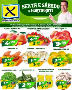 X Supermercados - Ofertas Hortifruti - Pré-Visualização do folheto da loja X Supermercados, válido de 19.09.2025