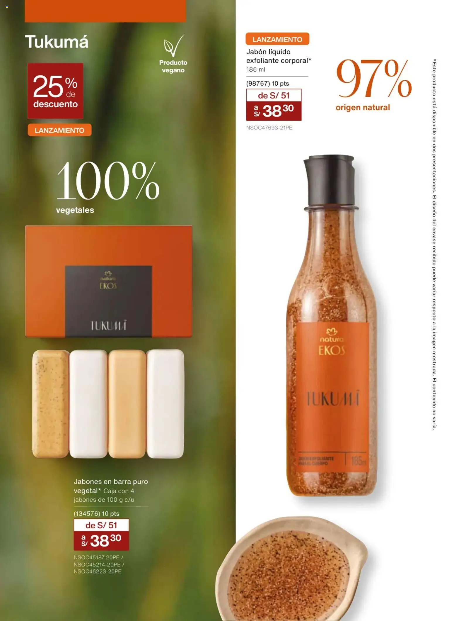 Catálogo Natura válido desde 18.02.2026 | Página: 112 | Productos: Exfoliante, Jabón, Caja