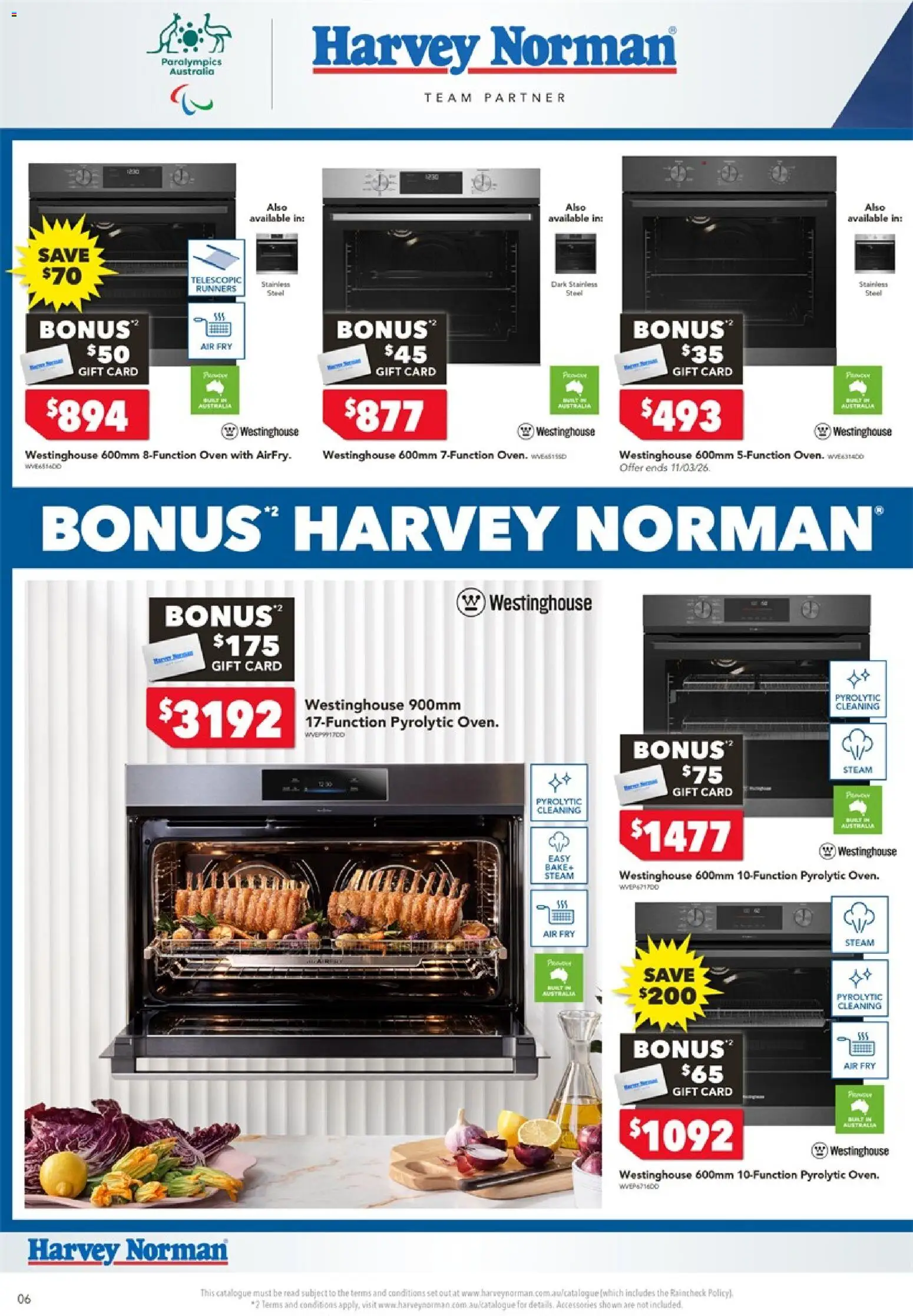 Harvey Norman catalogue - valid from 04.03.2026 | Page: 6 | Products: Accessories, Oven