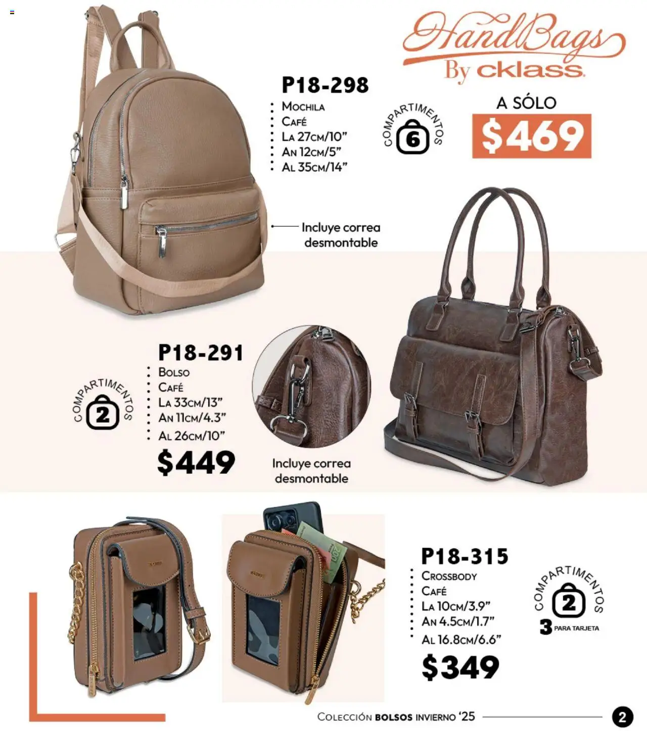 Nuevas ofertas de Cklass válidas en toda la República Mexicana desde el 15.09.2025. ¡Encuentra las mejores ofertas en Cklass - Catálogo Home Invierno ! | Página: 5 | Productos: Bolso, Mochila, Café