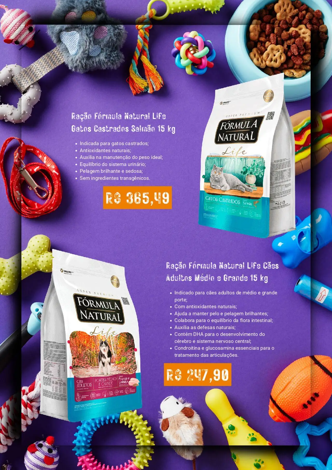 Cobasi Folheto - válido de 15.08.2025 | Página: 4 | Produtos: Linhaça, Salmão, Frango