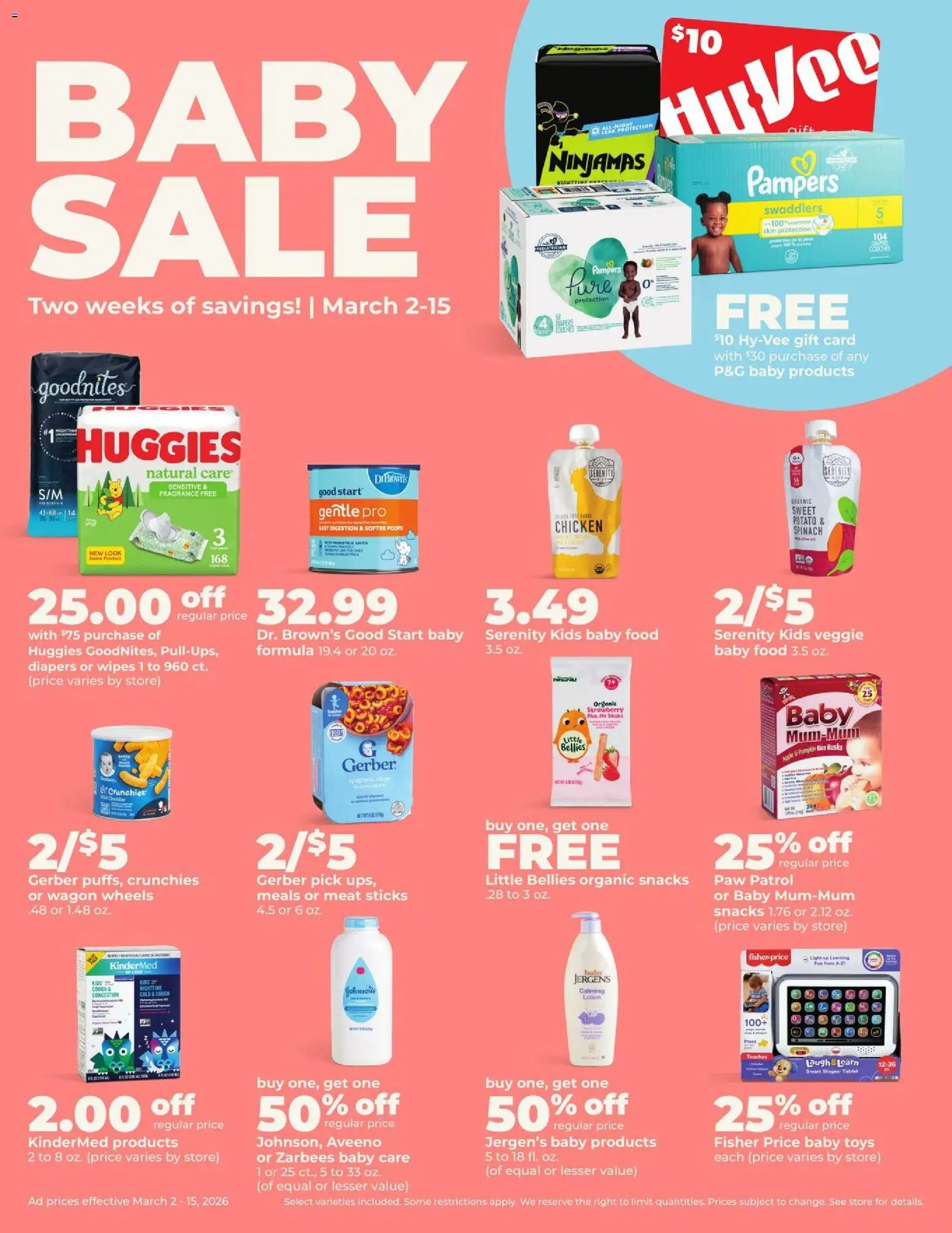 HyVee Weekly Ad - valid from 09.03.2026 | Page: 34 | Products: Couch, Spinach, Fragrance, Tablet
