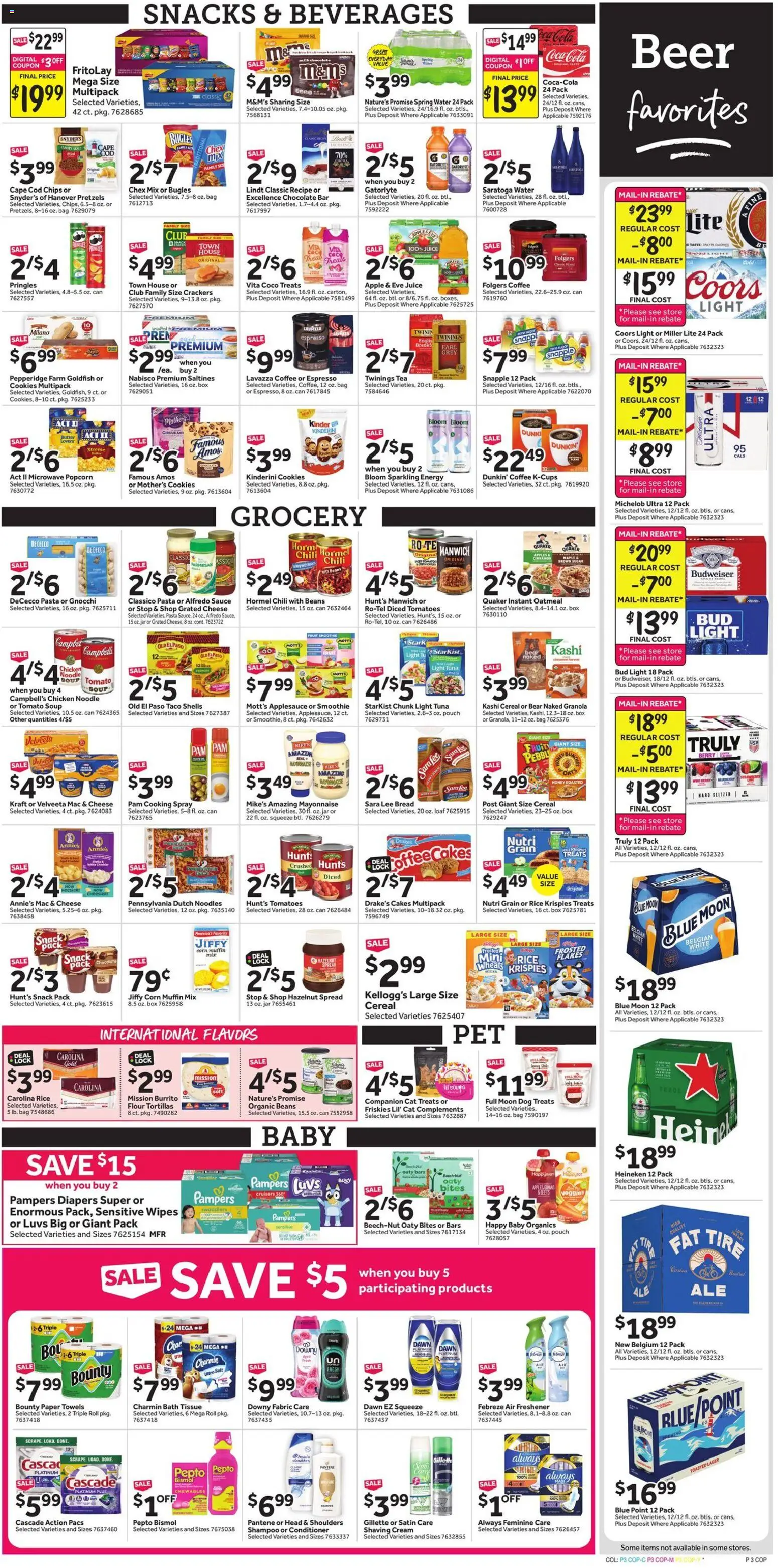 Stop & Shop Weekly Circular - NY - valid from 27.02.2026 | Page: 5 | Products: Corn, Chocolate, Water, Sugar