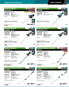 Vista previa de Makita - Catálogo, nuevo folleto de la tienda, válido en México a partir del 04.09.2025 | Página: 77 | Productos: Lentes, Cargador, Batería