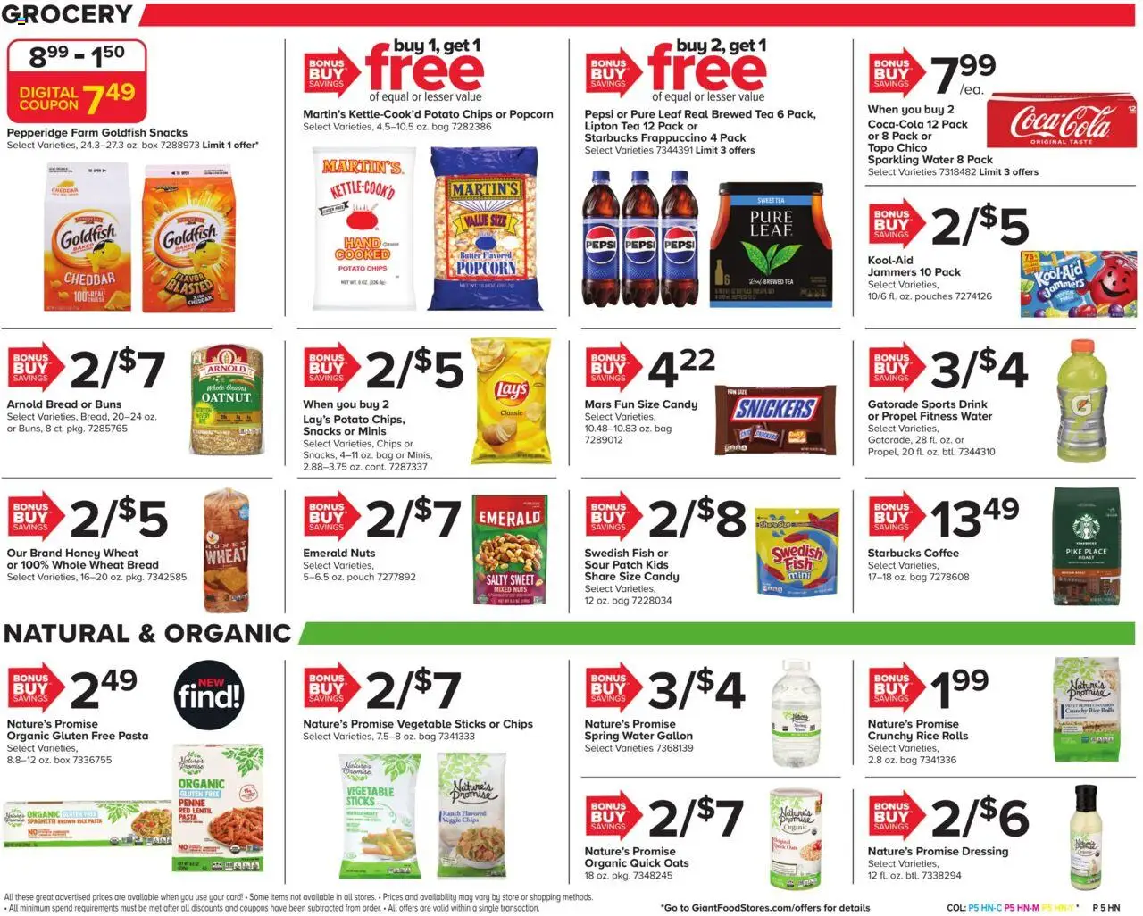 Giant Weekly Ad - valid from 15.08.2025 | Page: 10 | Products: Box, Butter, Fish, Pasta