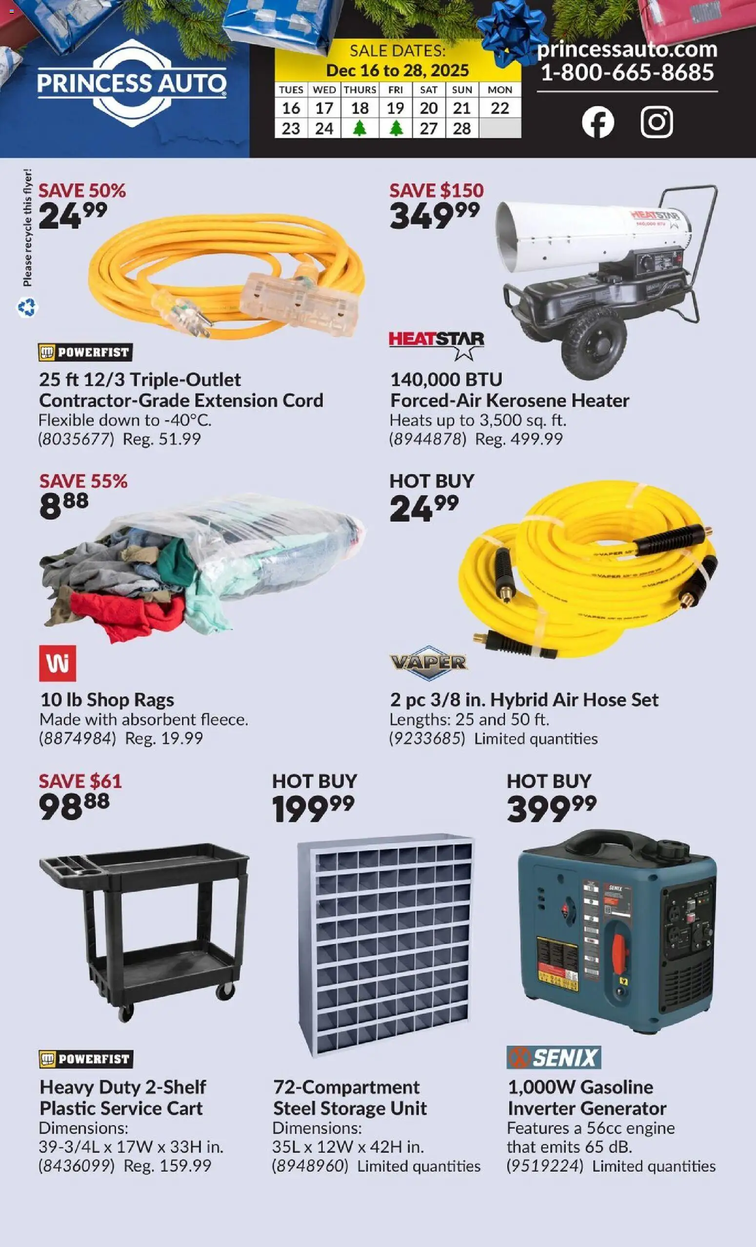 Princess Auto flyer valid from 16.12.2025 | Page: 2 | Products: PC