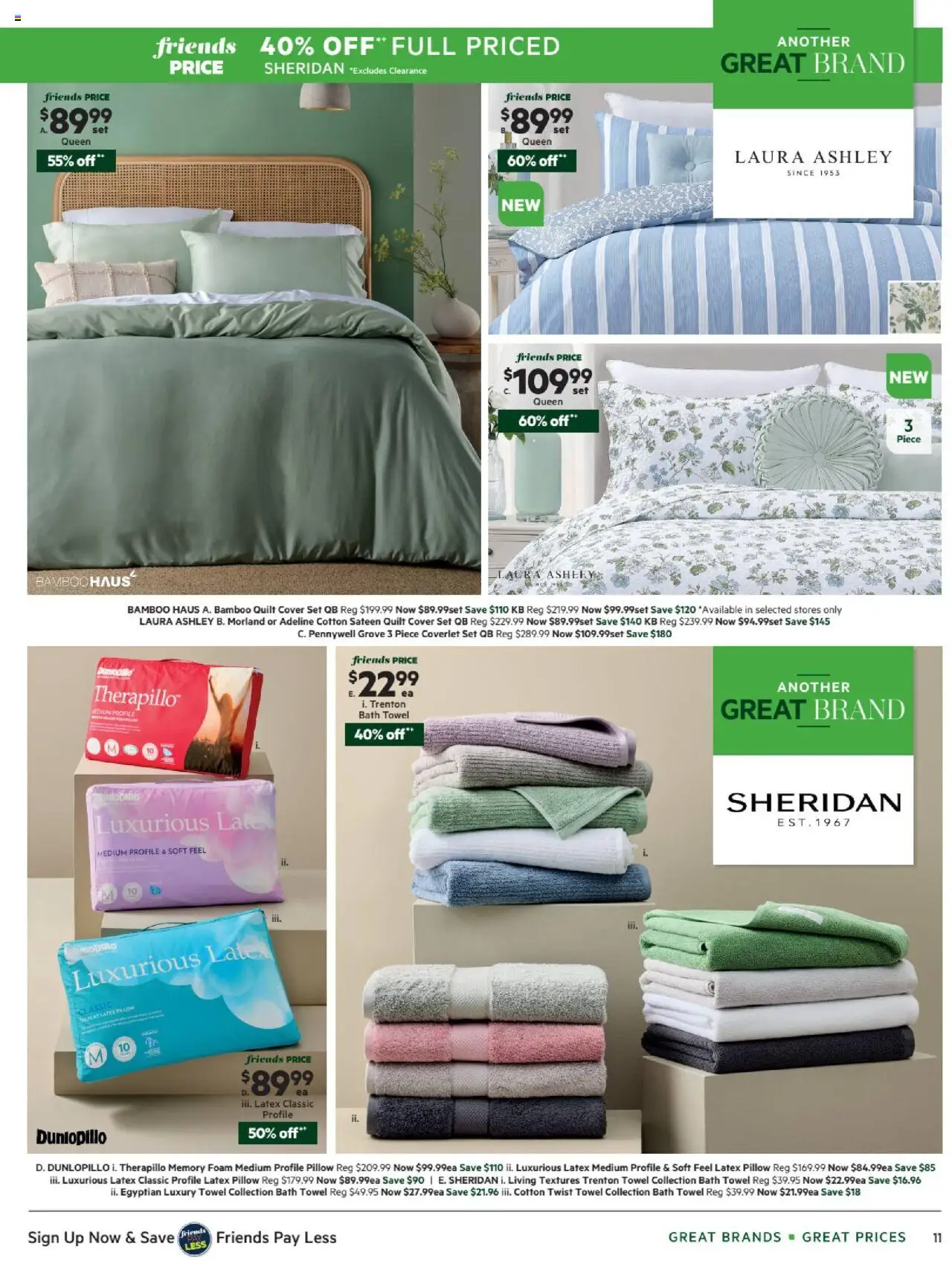 Harris Scarfe catalogue - valid from 13.10.2025 | Page: 11 | Products: Bath, Pillow