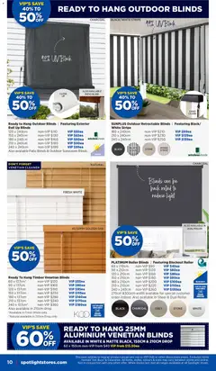 Preview of Spotlight  Catalogue  - valid from 21.01.2026 | Page: 10 | Products: Blinds, Light, Cleaner, Sunscreen