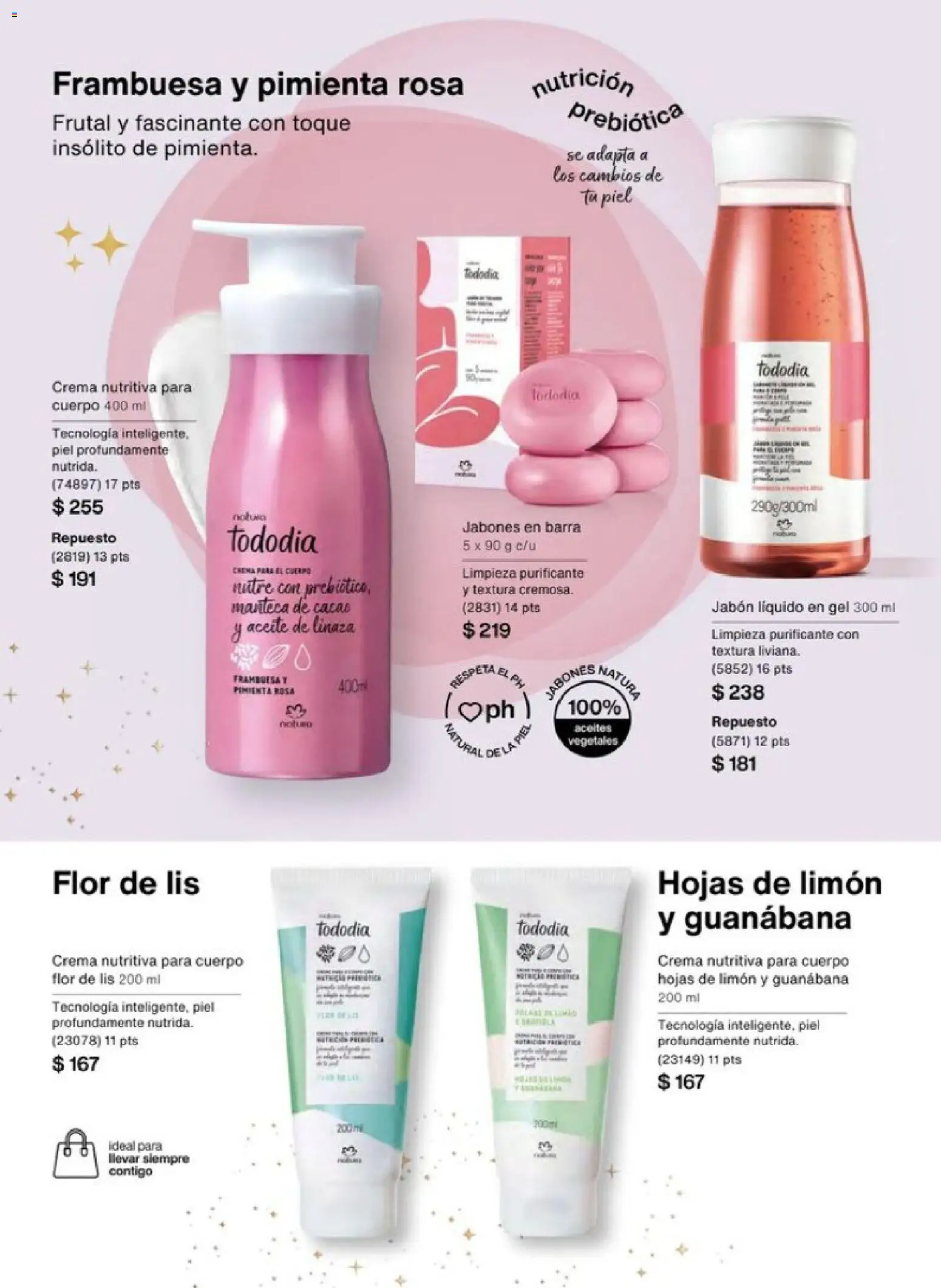 Nuevas ofertas de Natura válidas en toda la República Mexicana desde el 01.12.2025. ¡Encuentra las mejores ofertas en Natura campaña 18 2025! | Página: 136 | Productos: Crema, Pimienta, Limón, Aceite