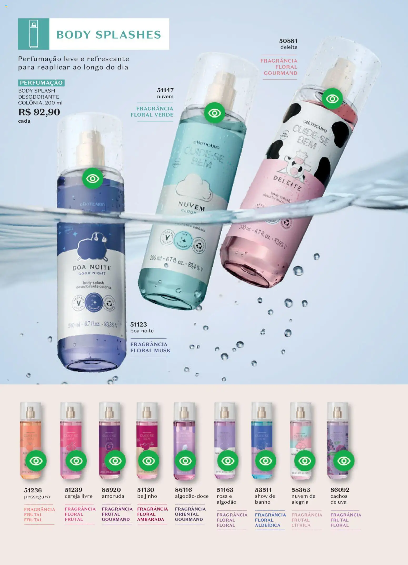 O Boticário Folheto - válido de 09.02.2026 | Página: 20 | Produtos: Fragrância, Desodorante, Algodão, Body