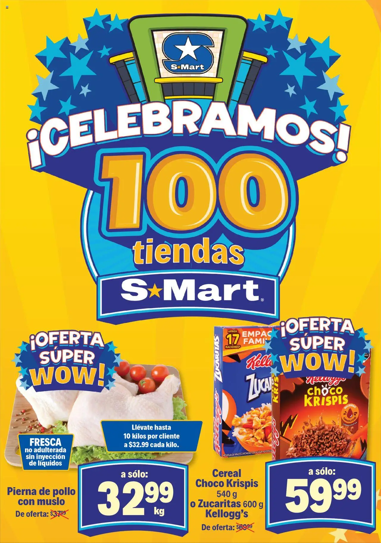 Nuevas ofertas de S-Mart válidas en toda la República Mexicana desde el 23.09.2025. ¡Encuentra las mejores ofertas en S-Mart - Folleto - Monterrey! | Página: 2 | Productos: Pollo, Maíz
