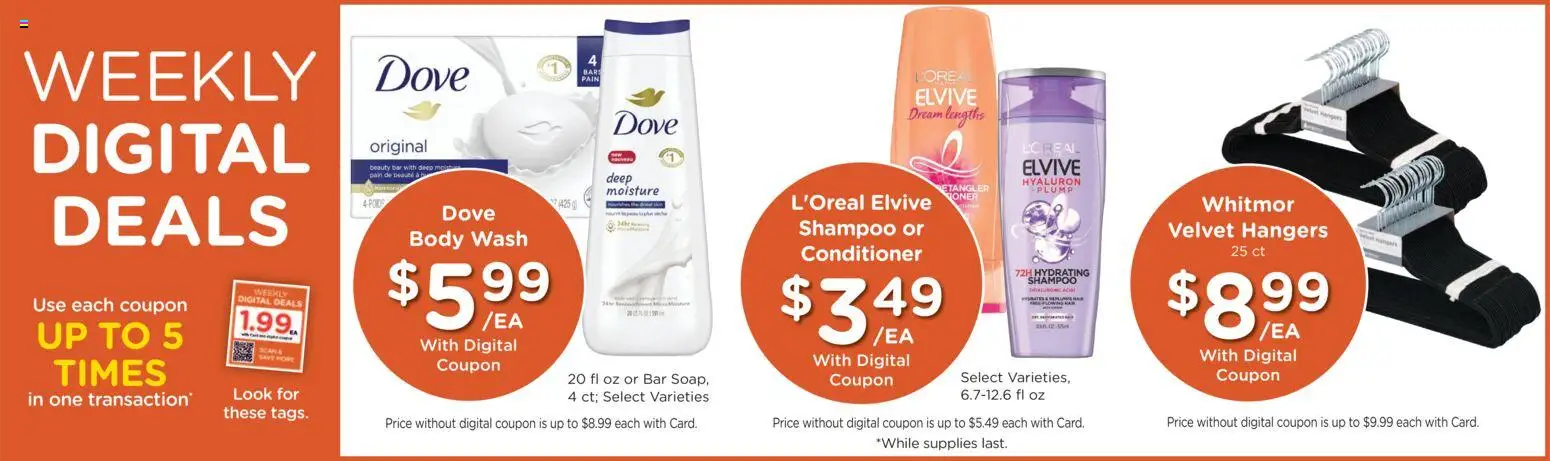 Dillons Weekly Ad - valid from 07.01.2026 | Page: 3 | Products: Shampoo, Conditioner, Body Wash, Toner