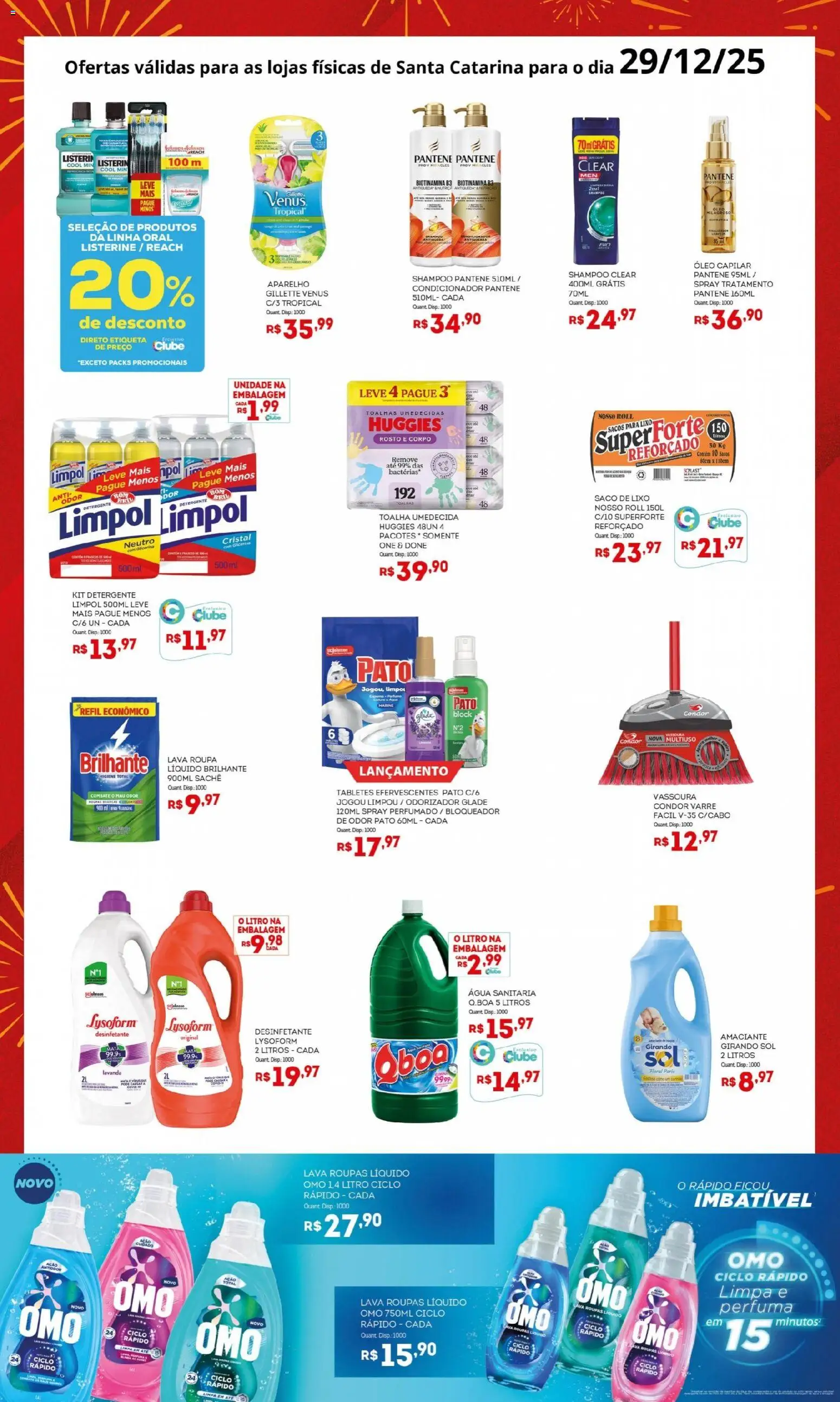 Bistek Supermercados Folheto - válido de 29.12.2025 | Página: 2 | Produtos: Shampoo, Óleo, Shampoo pantene, Desinfetante