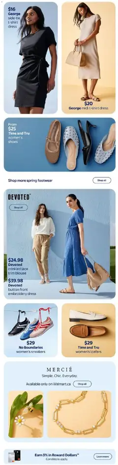 Preview of Walmart flyer - Spring forward in style from shop Walmart valid from 05.03.2026 | Page: 4