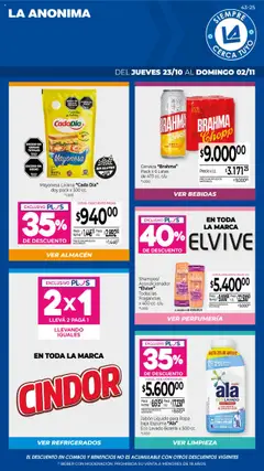 Vista previa La Anonima catálogo válido desde el 23.10.2025