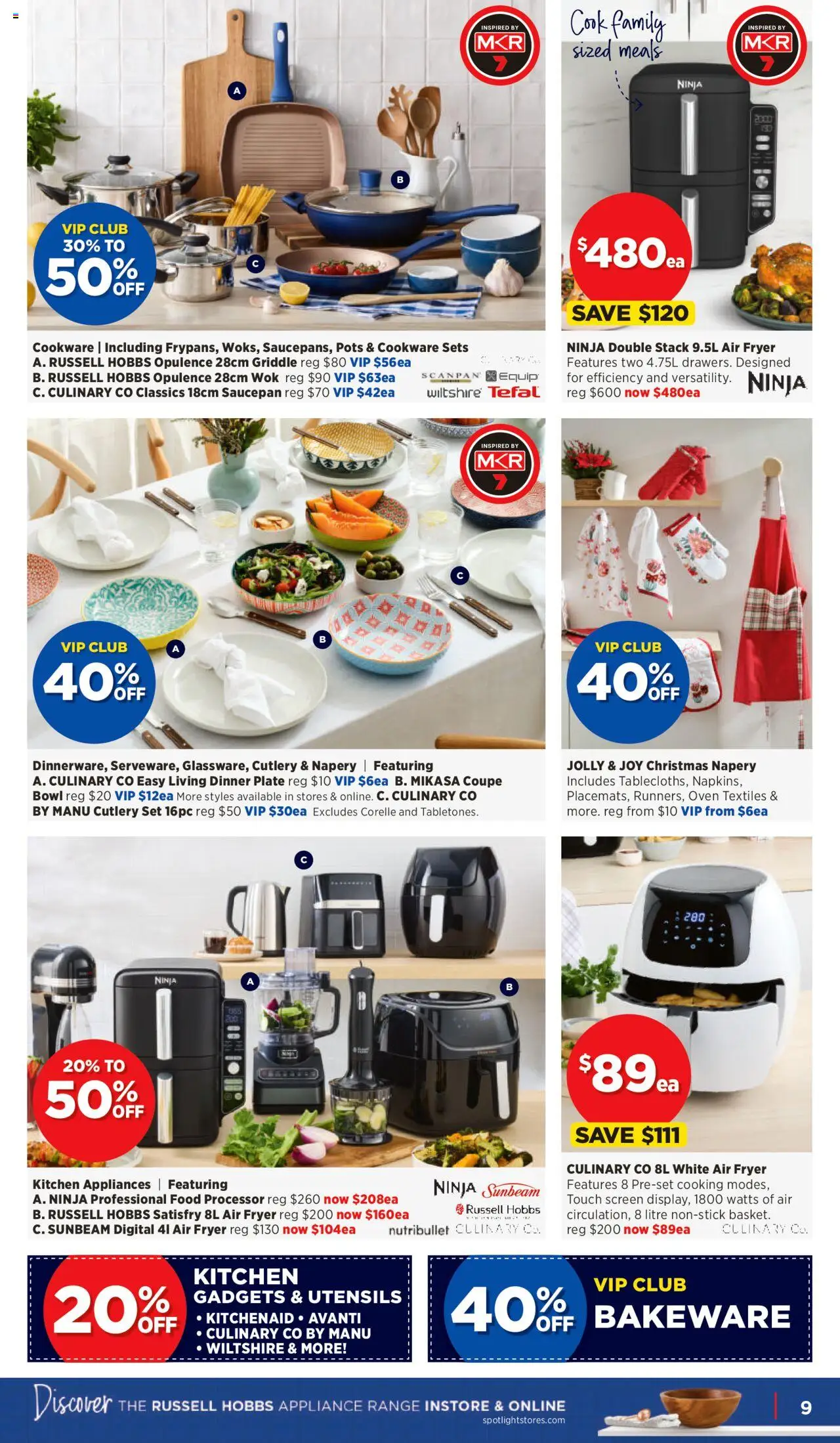 Spotlight catalogue - valid from 15.10.2025 | Page: 9 | Products: Cookware, Digital, Oven, Food processor