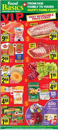 Preview of Food Basics weekly flyer / circulaire from shop Food Basics valid from 12.02.2026