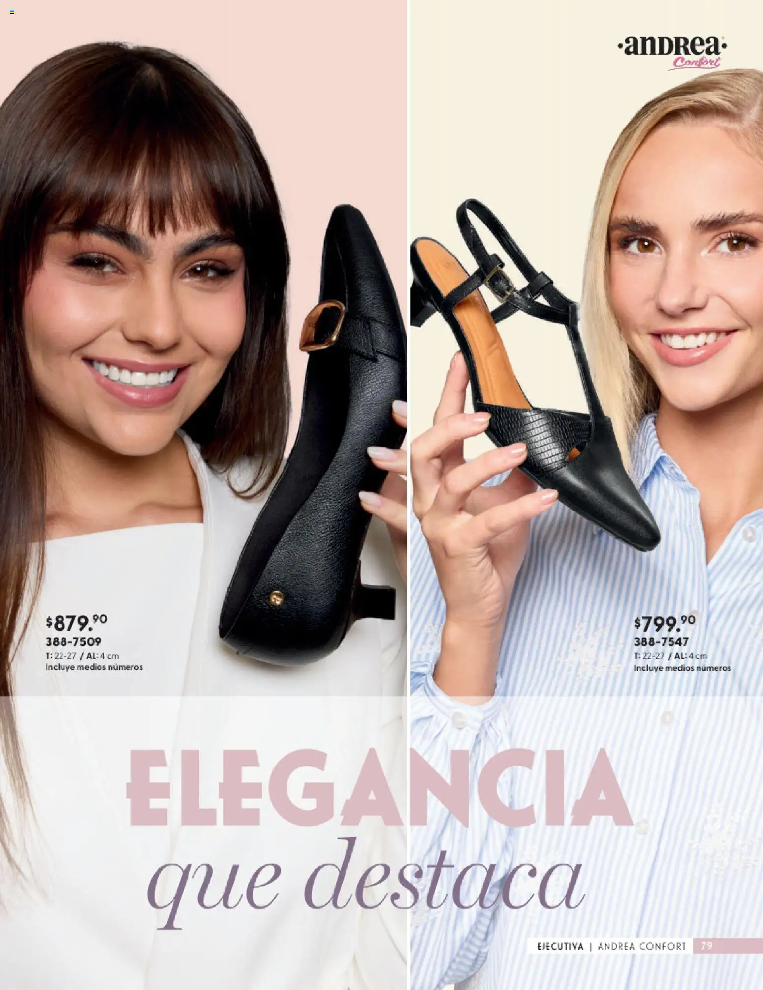 Nuevas ofertas de Andrea válidas en toda la República Mexicana desde el 25.01.2026. ¡Encuentra las mejores ofertas en Andrea catálogo Calzado Confort ! | Página: 79