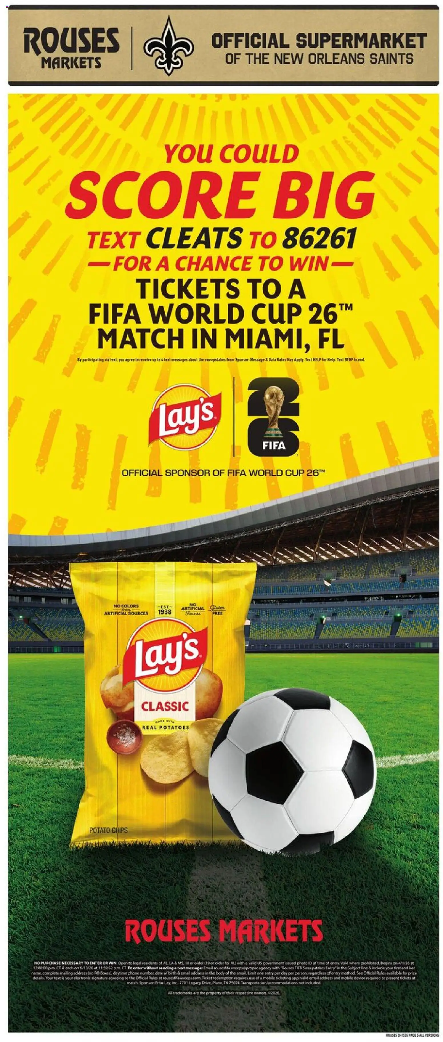 Rouses Weekly Ad - valid from 15.04.2026 | Page: 9 | Products: Chips, Potatoes, Date, Phone