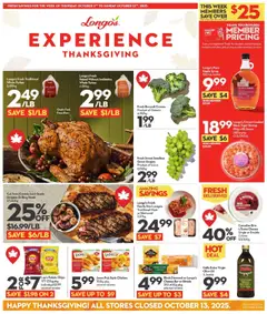 Preview of Longo's weekly flyer / circulaire from shop Longo's valid from 02.10.2025