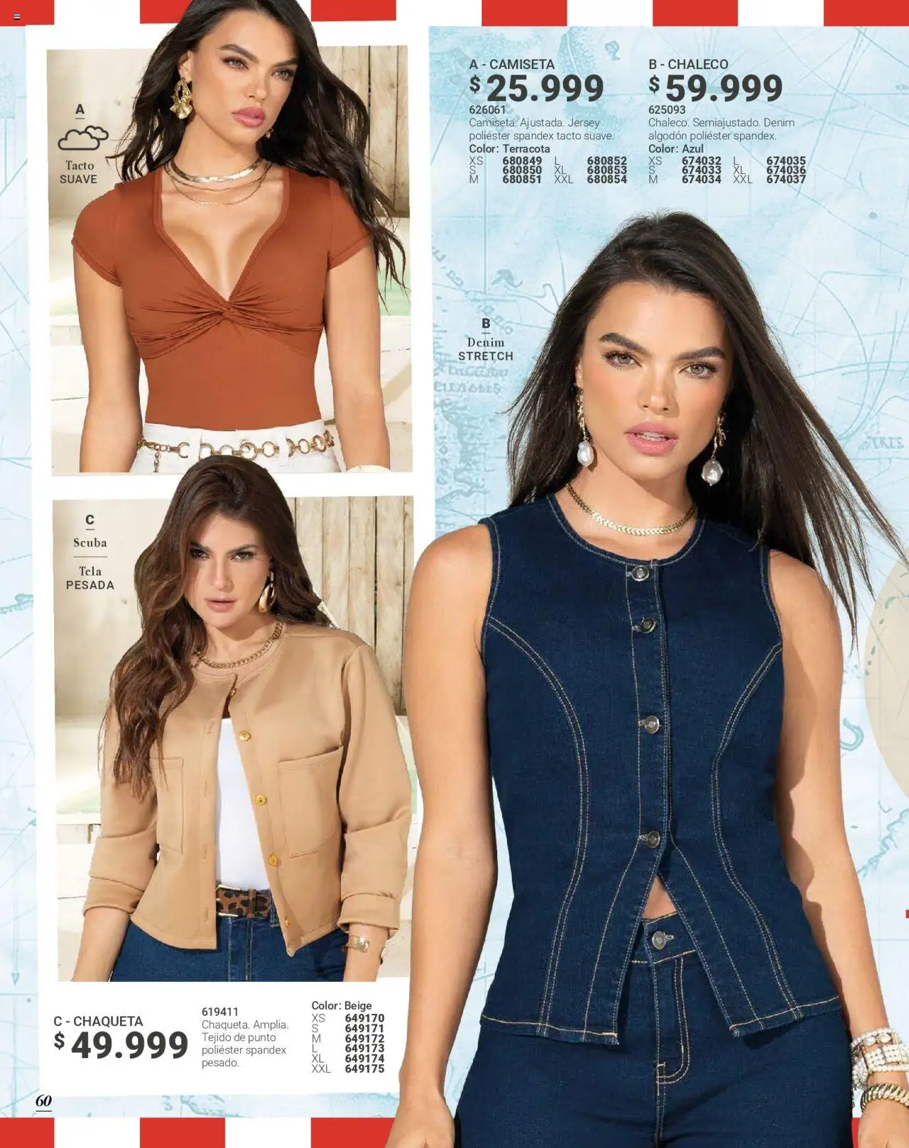 Carmel revista - valida desde el 25.09.2025 | Página: 60 | Productos: Algodón, Camiseta, Chaleco, Chaqueta