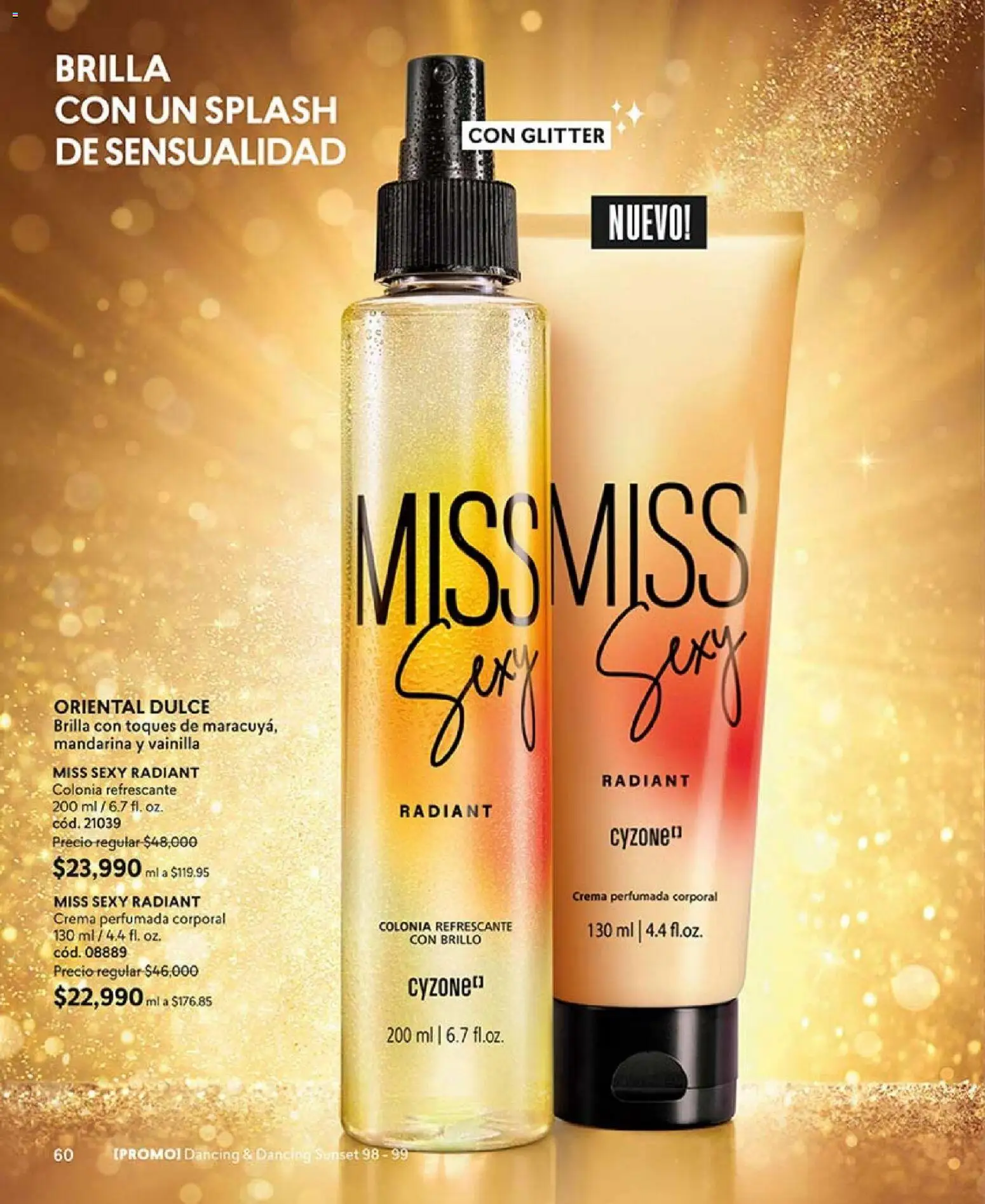 CyZone revista - valida desde el 01.04.2026 | Página: 60 | Productos: Crema, Glitter, Brillo