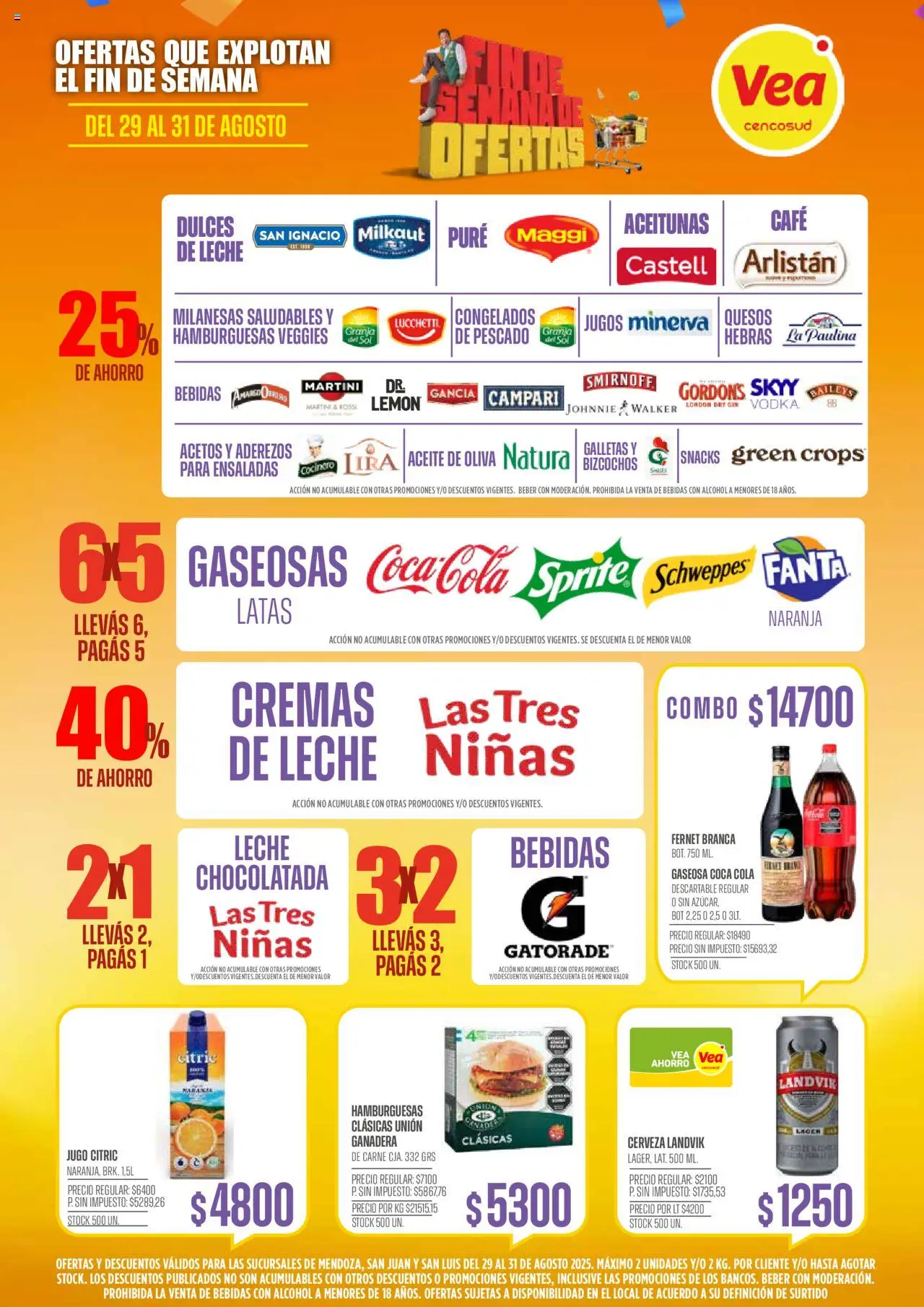 Vea ofertas - Mendoza │ válido desde el 29.08.2025 | Página: 4 | Productos: Aceite, Leche, Café, Cerveza