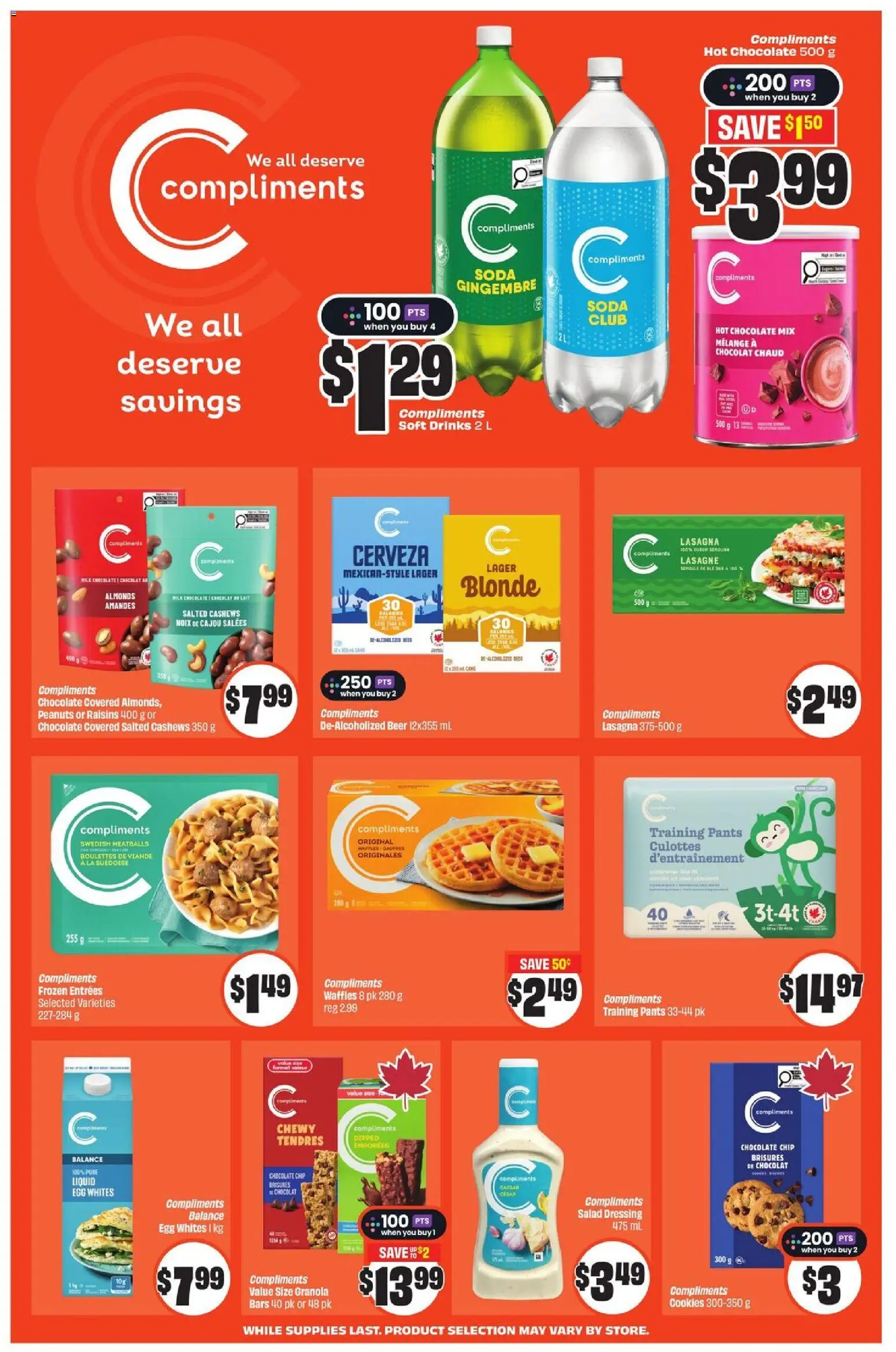 FreshCo flyer valid from 01.01.2026 | Page: 6 | Products: Salad, Milk, Pants, Beer