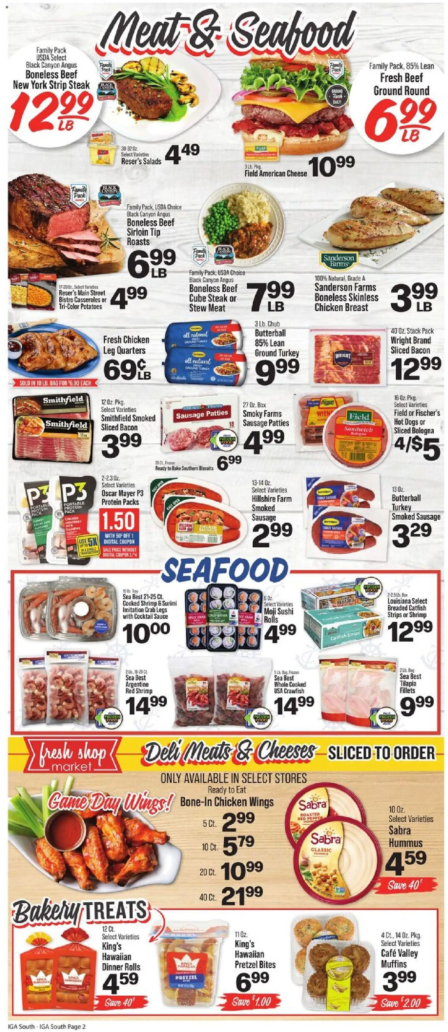 IGA Weekly Ad - valid from 18.03.2026 | Page: 2 | Products: Box, Beef, Sauce, Sausage