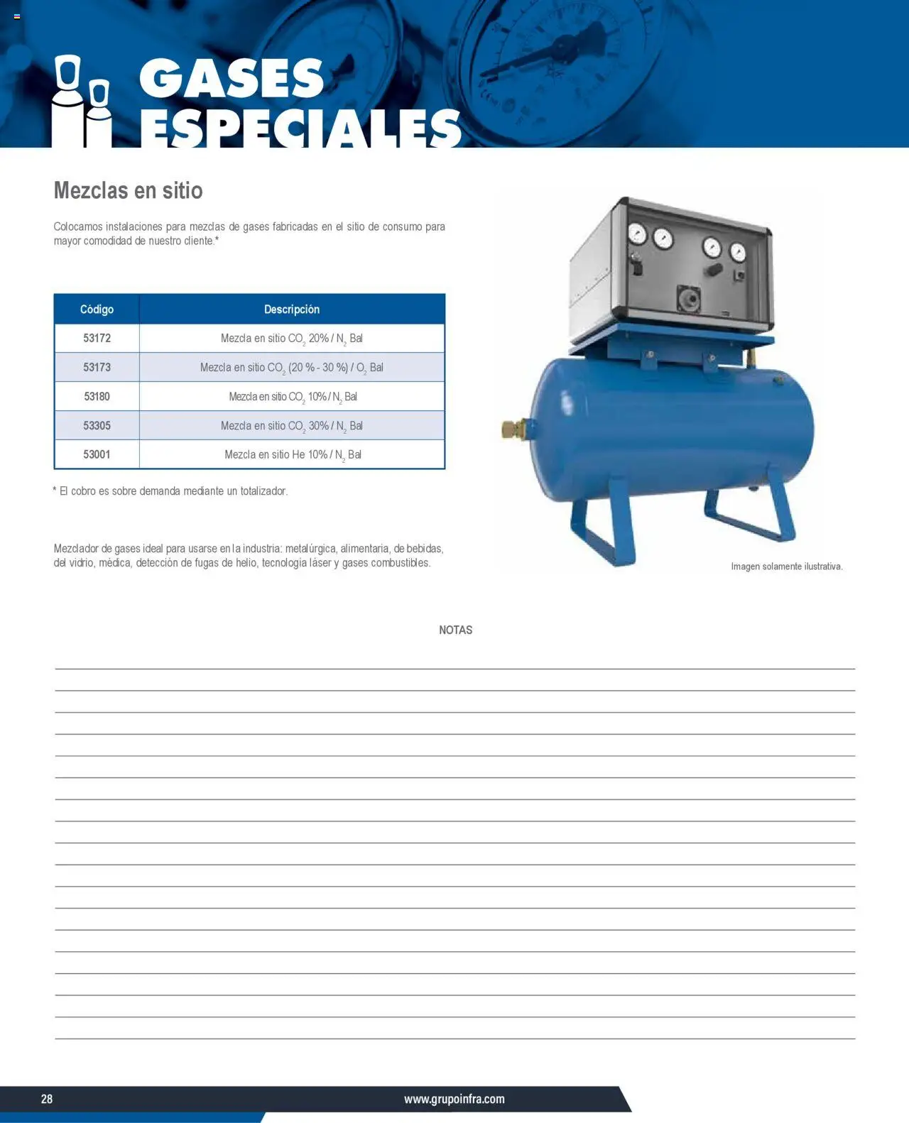Nuevas ofertas de Infra válidas en toda la República Mexicana desde el 07.01.2025. ¡Encuentra las mejores ofertas en Infra catálogo Gases especiales! | Página: 20 | Productos: Mezclador, Sobre