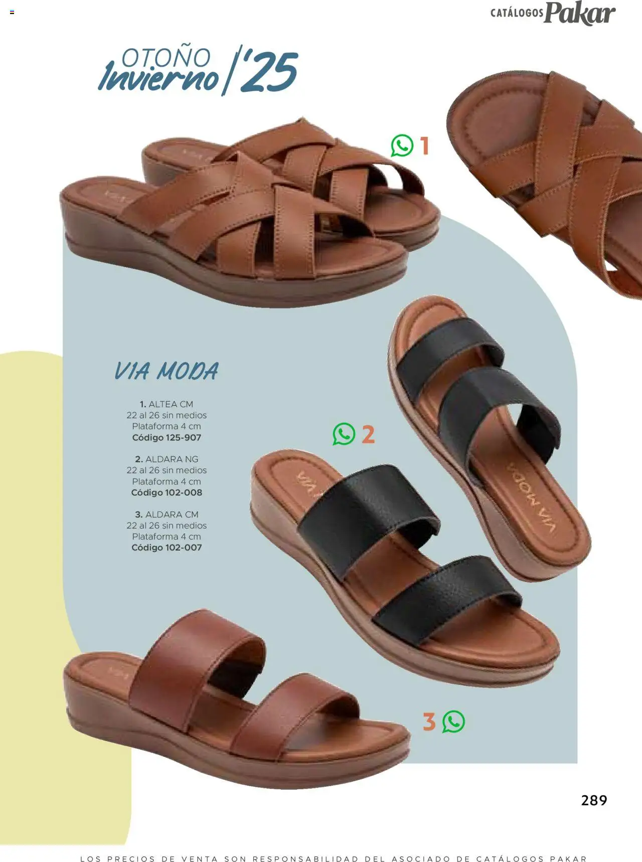 Nuevas ofertas de SC Pakar válidas en toda la República Mexicana desde el 24.07.2025. ¡Encuentra las mejores ofertas en SC Pakar Catálogo Mujer otoño / invierno! | Página: 289