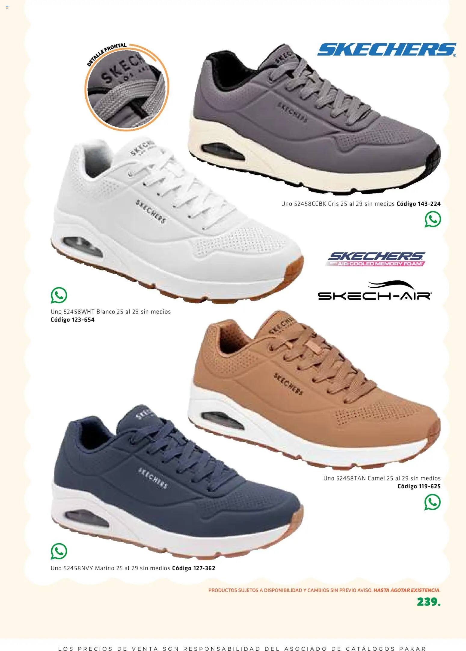 Nuevas ofertas de SC Pakar válidas en toda la República Mexicana desde el 27.02.2026. ¡Encuentra las mejores ofertas en SC Pakar catálogo Premium Men Tomo 1! | Página: 239