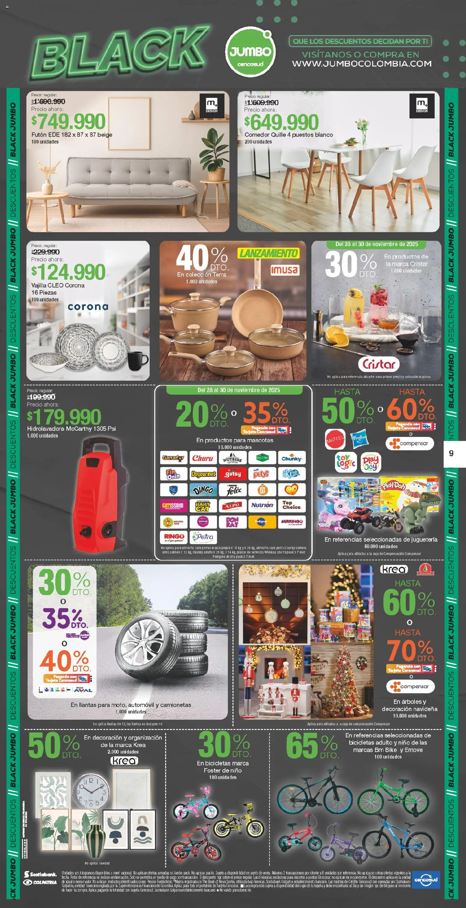 Jumbo revista - valida desde el 27.11.2025 | Página: 9 | Productos: Arroz, Hidrolavadora, Sobre, Caja