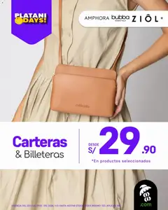 Vista previa de folleto Platanitos - Carteras & Billeteras de la Platanitos válido desde 23.03.2026