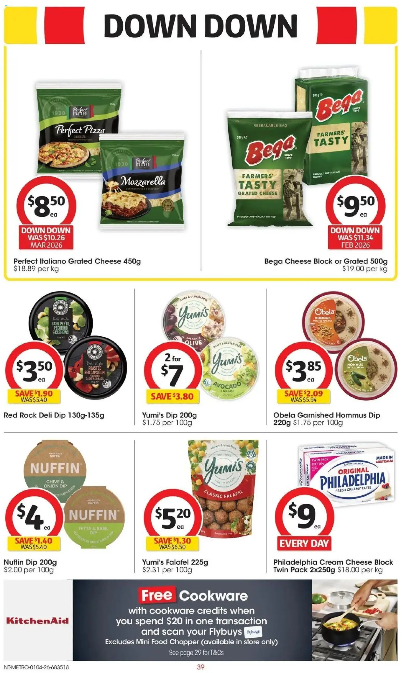 Deals catalogue - valid from 31.03.2026 | Page: 39 | Products: Milk, Cheese, Cookware, Salt
