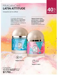 Catálogo Avon Campaña 12 válido desde el 25.06.2025 | Página: 72 | Productos: Algodón, Eau de toilette, Perfil, Azucar
