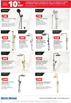 Preview of Harvey Norman Black Friday - valid from 13.11.2025 | Page: 4 | Products: Shower, Accessories, Iron, Bathroom