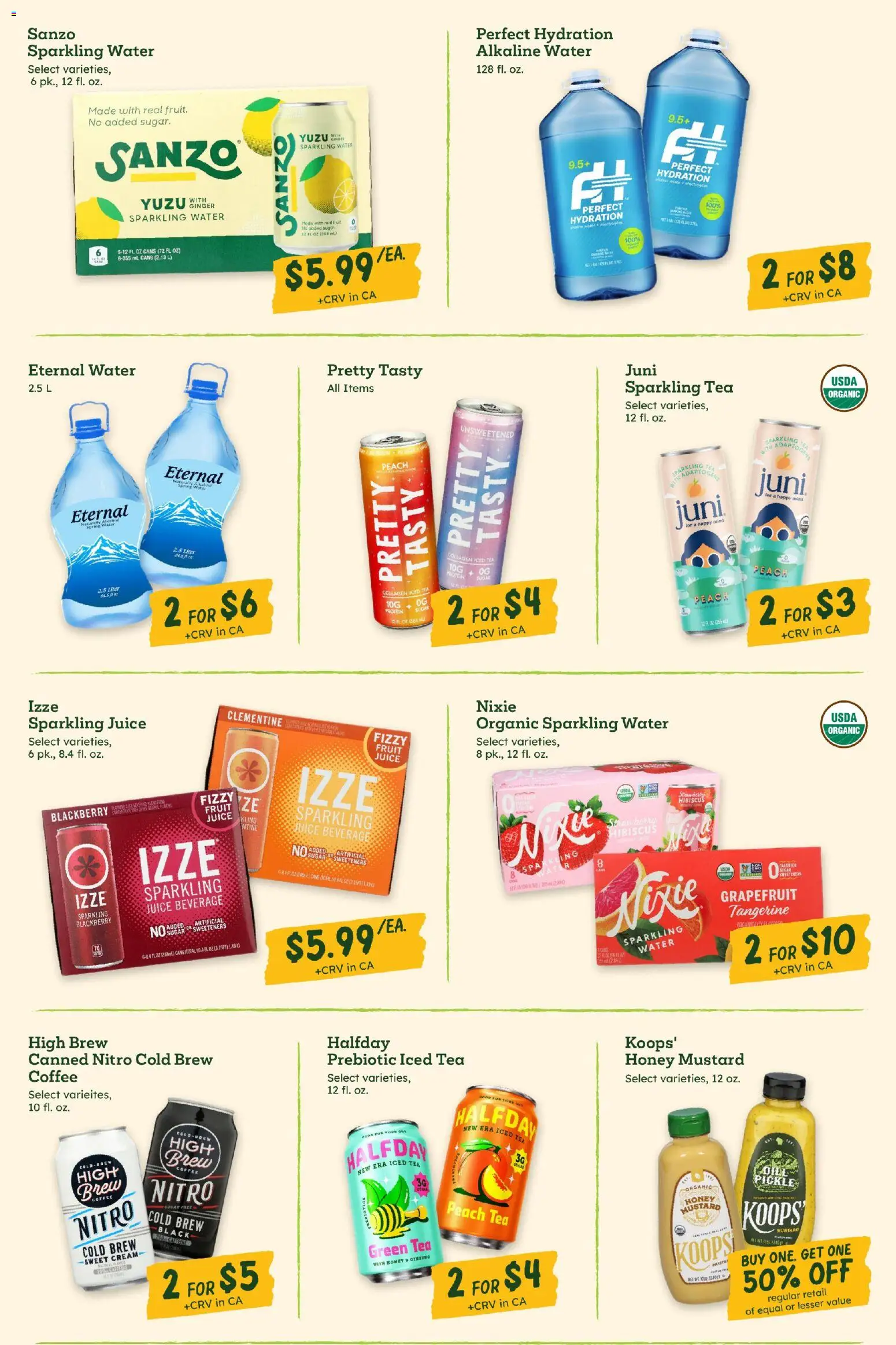 Sprouts Monthly Ad - valid from 29.04.2026 | Page: 18 | Products: Coffee, Tea, Grapefruit, Peach