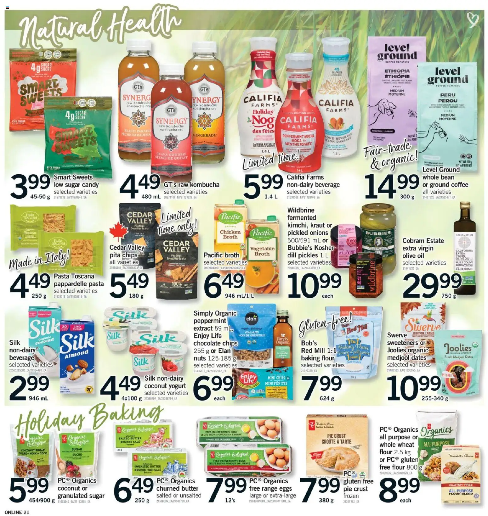 Fortinos flyer valid from 27.11.2025 | Page: 21 | Products: Pasta, Butter, Eggs, Oil