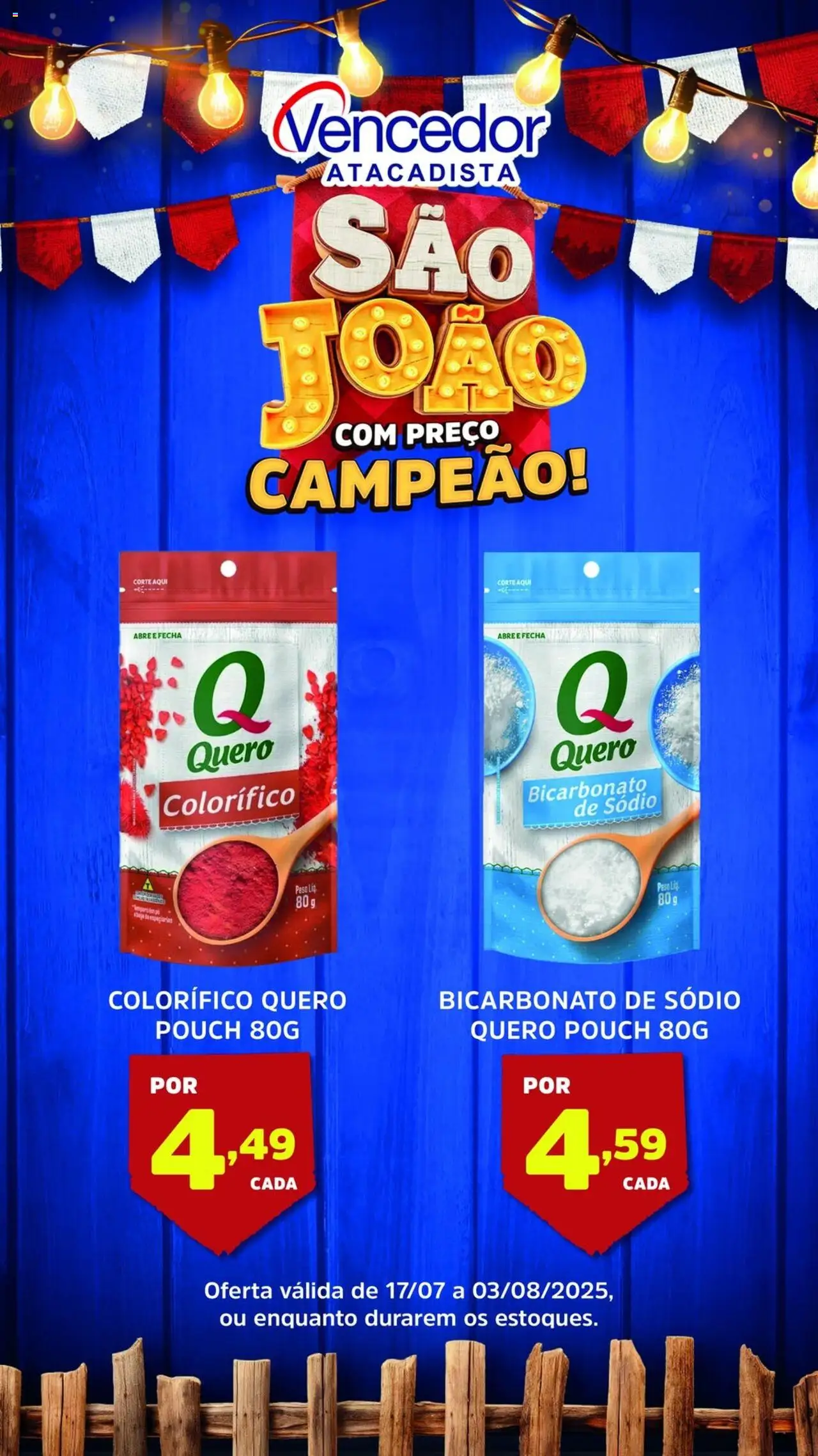 Vencedor Atacadista Folheto - válido de 17.07.2025 | Página: 7 | Produtos: Bicarbonato de sódio