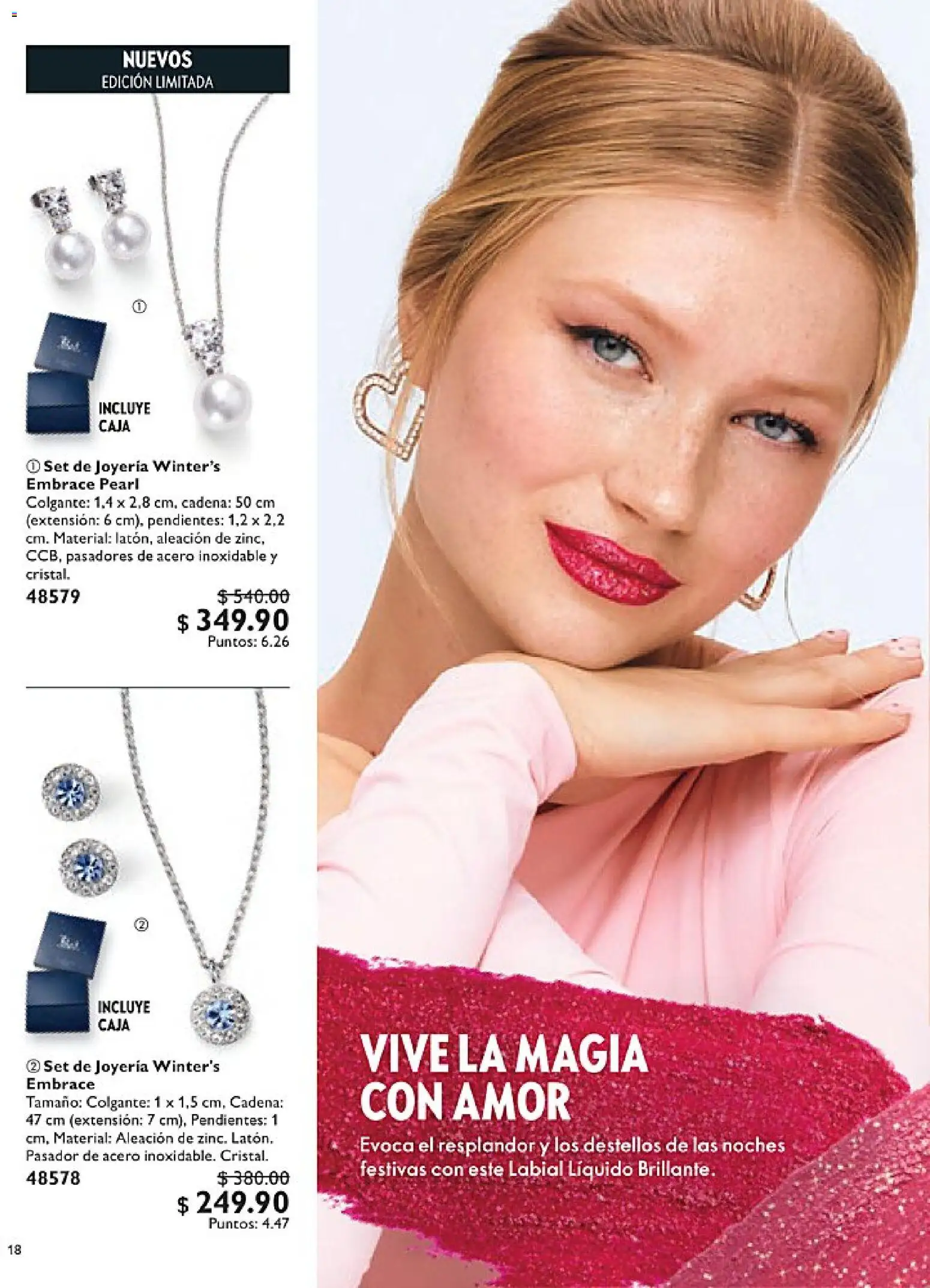 Nuevas ofertas de Oriflame válidas en toda la República Mexicana desde el 24.01.2026. ¡Encuentra las mejores ofertas en Oriflame campaña 2 2026! | Página: 18 | Productos: Pasador, Extensión, Caja, Cadena